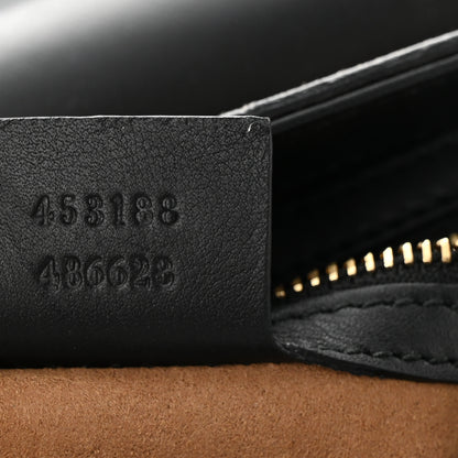 Gucci GG Supreme Monogram Calfskin Small Padlock Top Handle Bag Beige Black Cuir 7 of 11