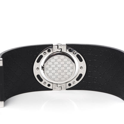 Gucci Stainless Steel Rubber 33mm Twirl Quartz Watch Black 4 of 4