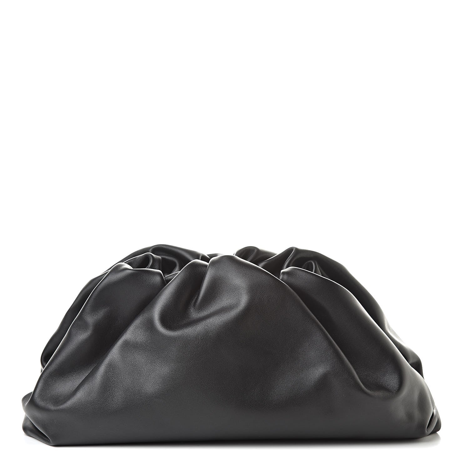 Bottega Veneta Smooth Butter Calf The Pouch Oversized Clutch Black 1 of 8