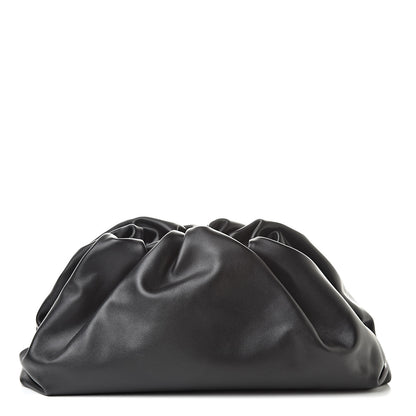Bottega Veneta Smooth Butter Calf The Pouch Oversized Clutch Black 1 of 8
