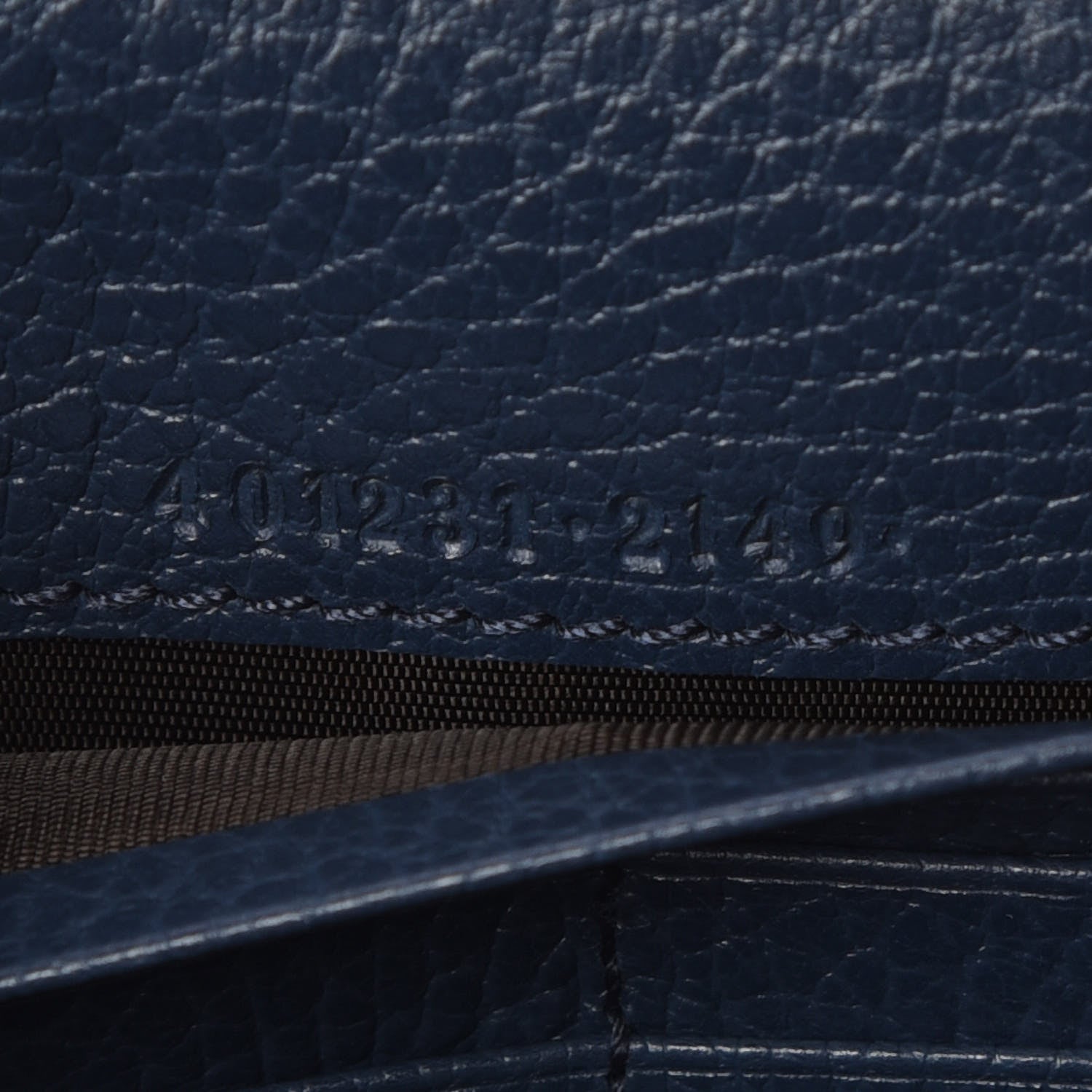 Gucci Dollar Calfskin Crystal Mini Dionysus Chain Wallet Blue Agata Black Diamond 9 of 10