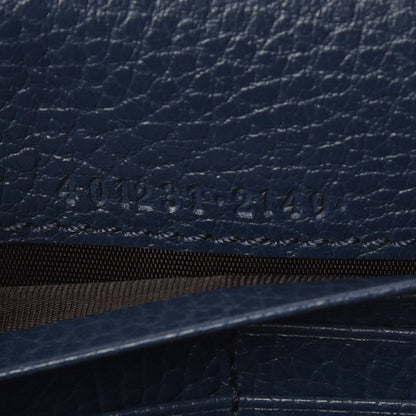 Gucci Dollar Calfskin Crystal Mini Dionysus Chain Wallet Blue Agata Black Diamond 9 of 10