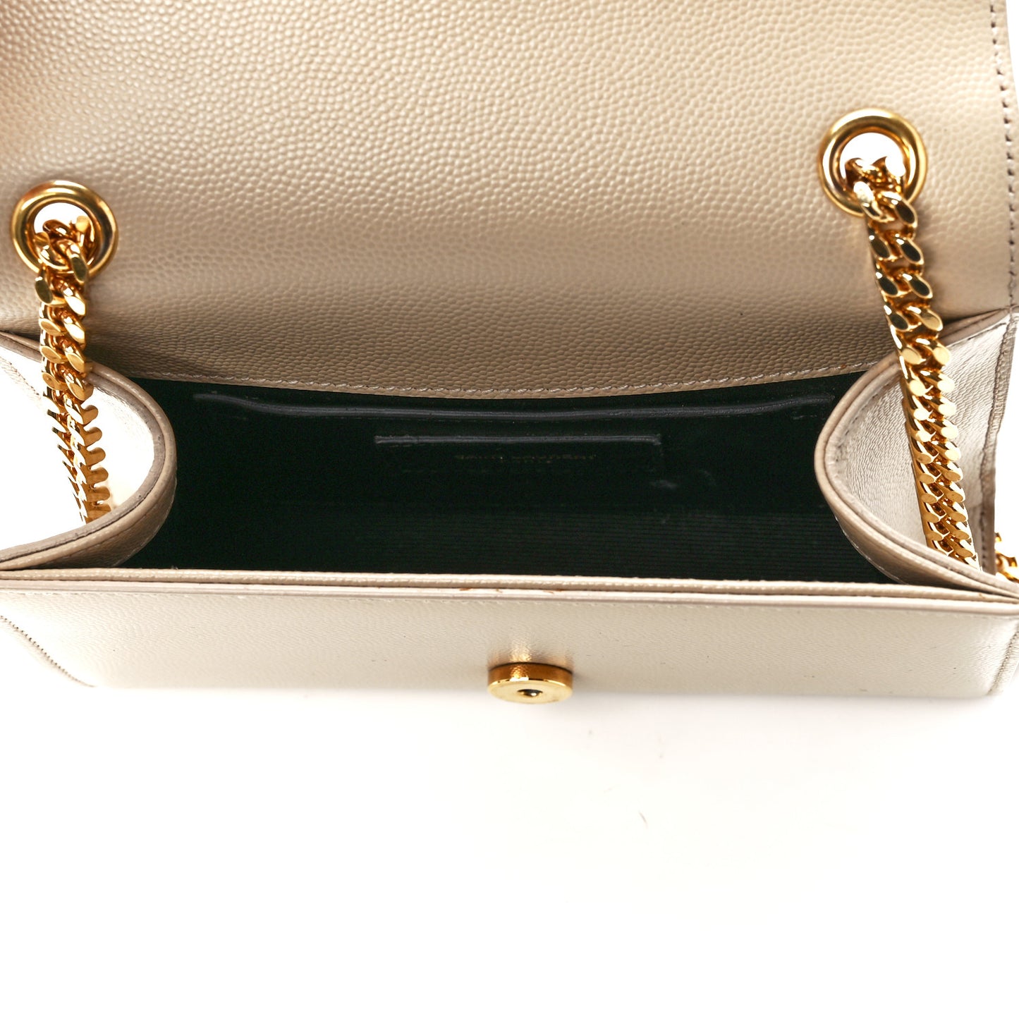Grain De Poudre Small Monogram Kate Satchel Nude Powder