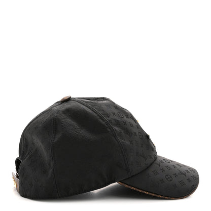 Louis Vuitton Polyester Silk Monogram Cap Ou Pas Cap Mini L Black 5 of 12