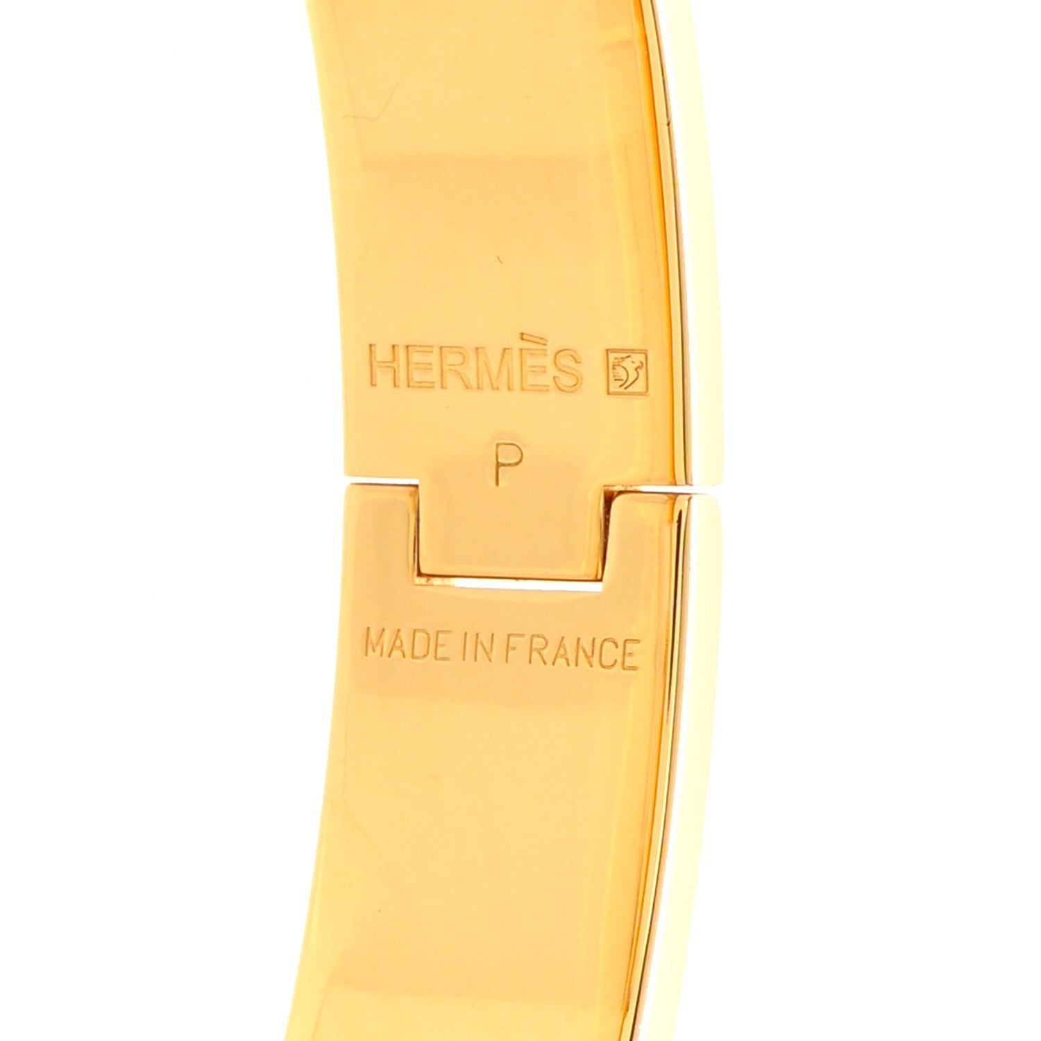 Hermes Enamel Narrow Clic Clac H Bracelet PM Rose Poudre 4 of 5