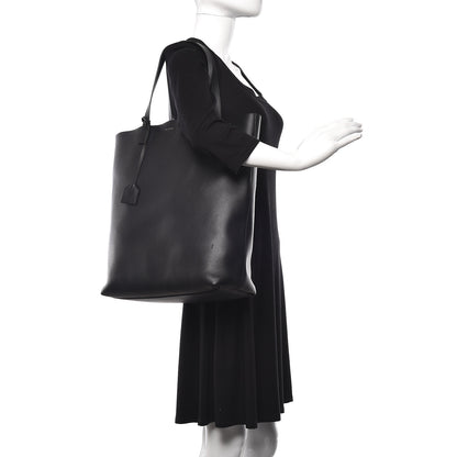 Saint Laurent Calfskin Medium Shopping Tote Black 2 of 17