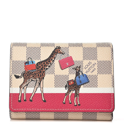 Louis Vuitton Damier Azur 2017 Christmas Animation Victorine Wallet 1 of 7
