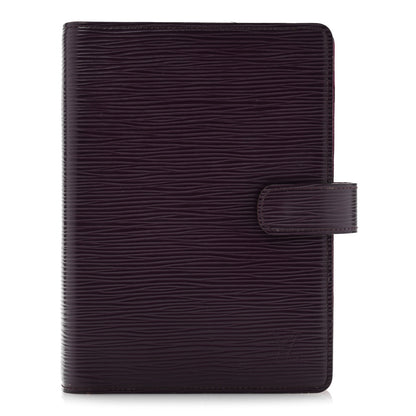 Louis Vuitton Epi Medium Ring Agenda Cover Cassis 1 of 10