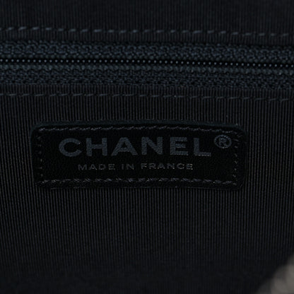 Chanel Calfskin Timeless Duo Bowling Bag White Black 5 of 7