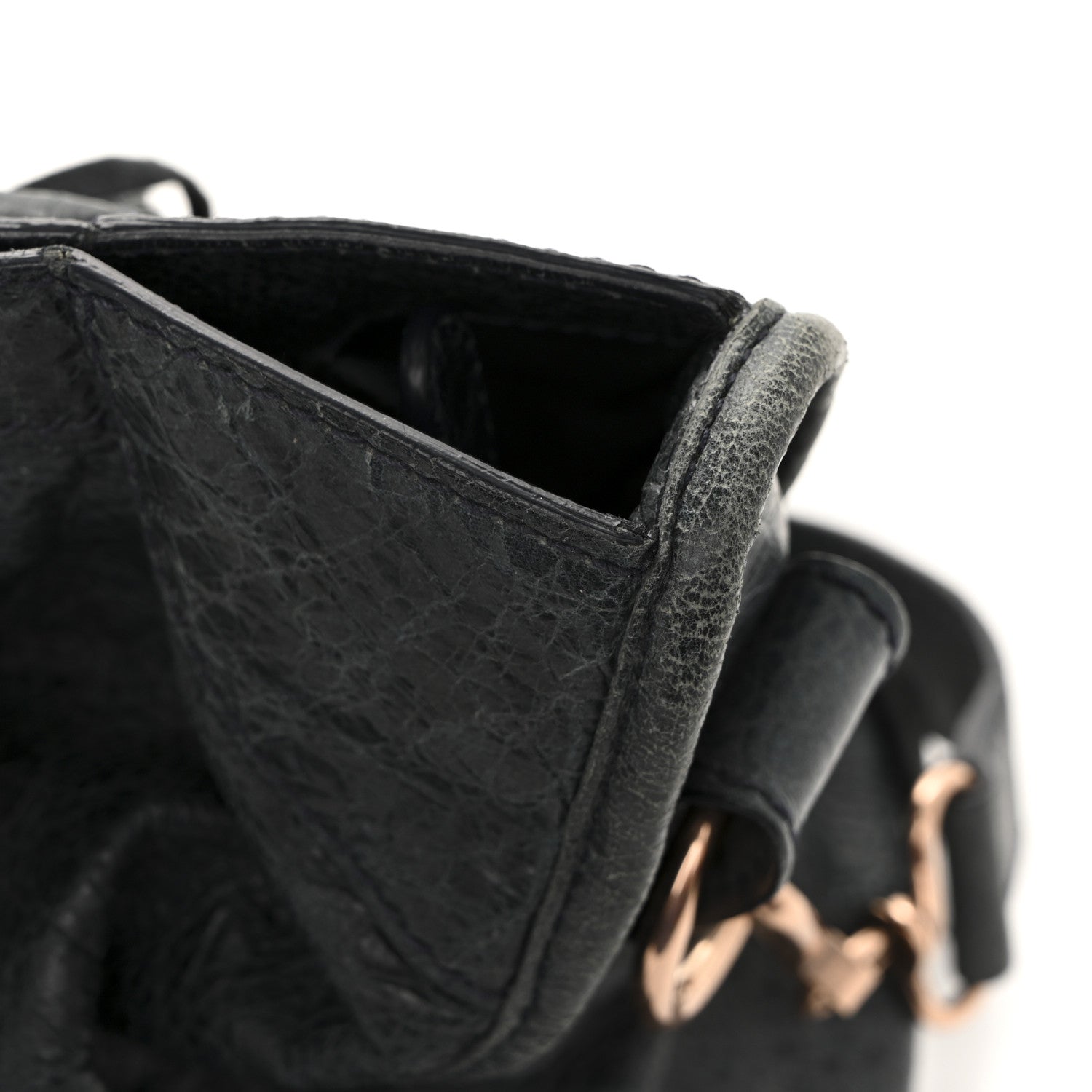 Balenciaga Agneau Giant 12 Rose Gold Hardware City Dark Night 13 of 13