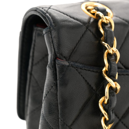 Chanel Lambskin Quilted Small Single Flap With Pouch Black 12 of 15