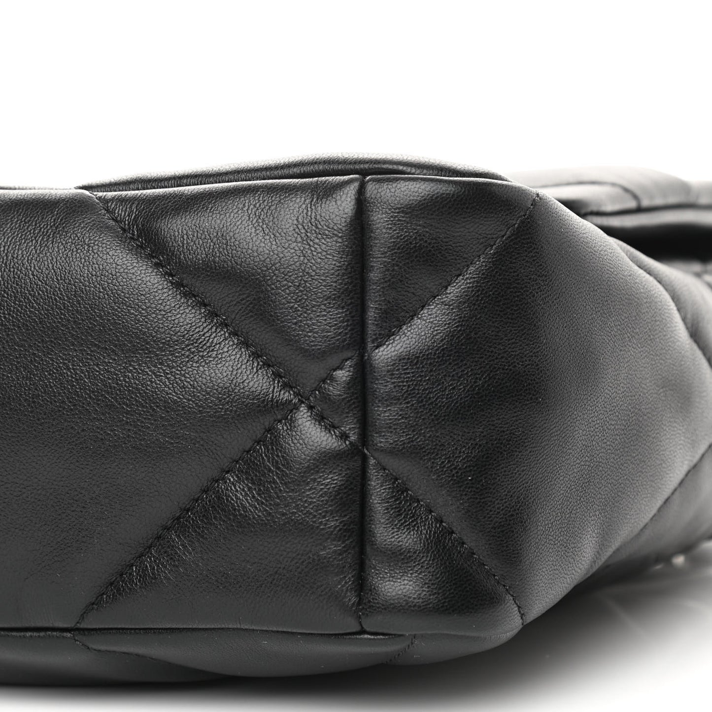 Lambskin Quilted Large Chanel 19 Flap Black