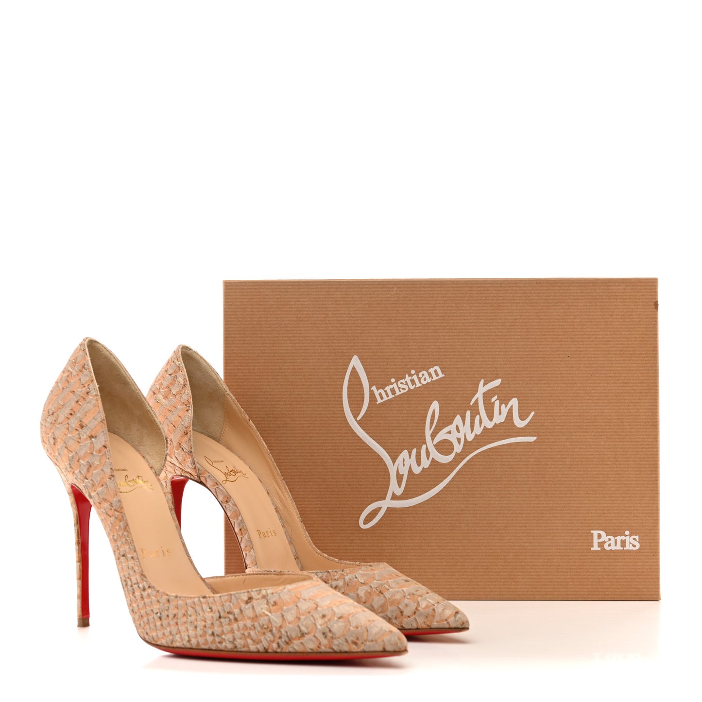 Liege Embossed Iriza 100 Pumps 39 Beige