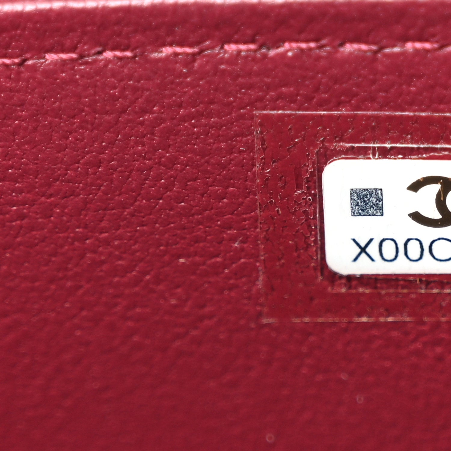 Chanel Lambskin Enamel Quilted Small Coco Hearts Vanity Case With Chain Burgundy 7 of 14