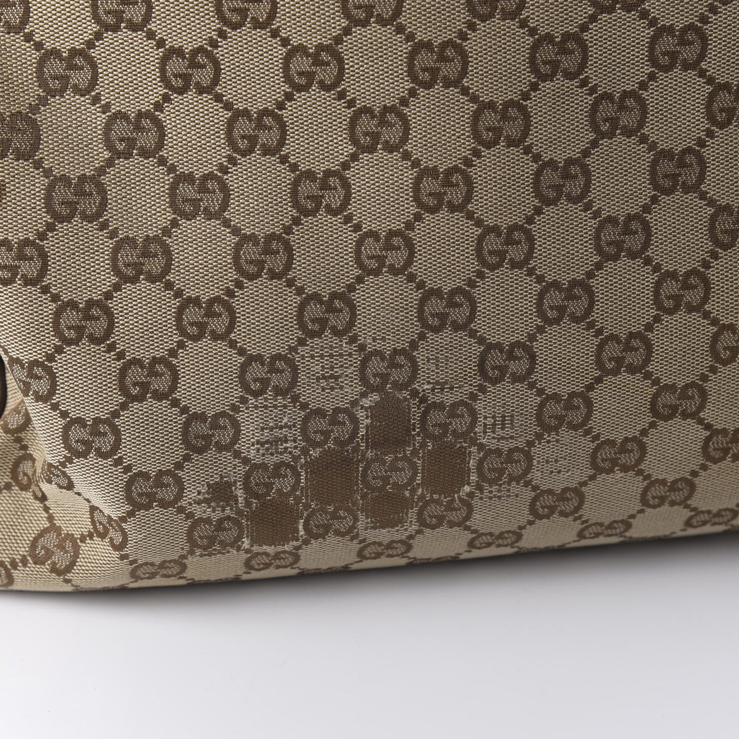 Monogram Large Positano Tote Brown