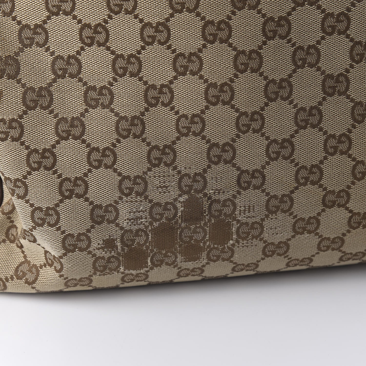 Gucci Monogram Large Positano Tote Brown 12 of 12