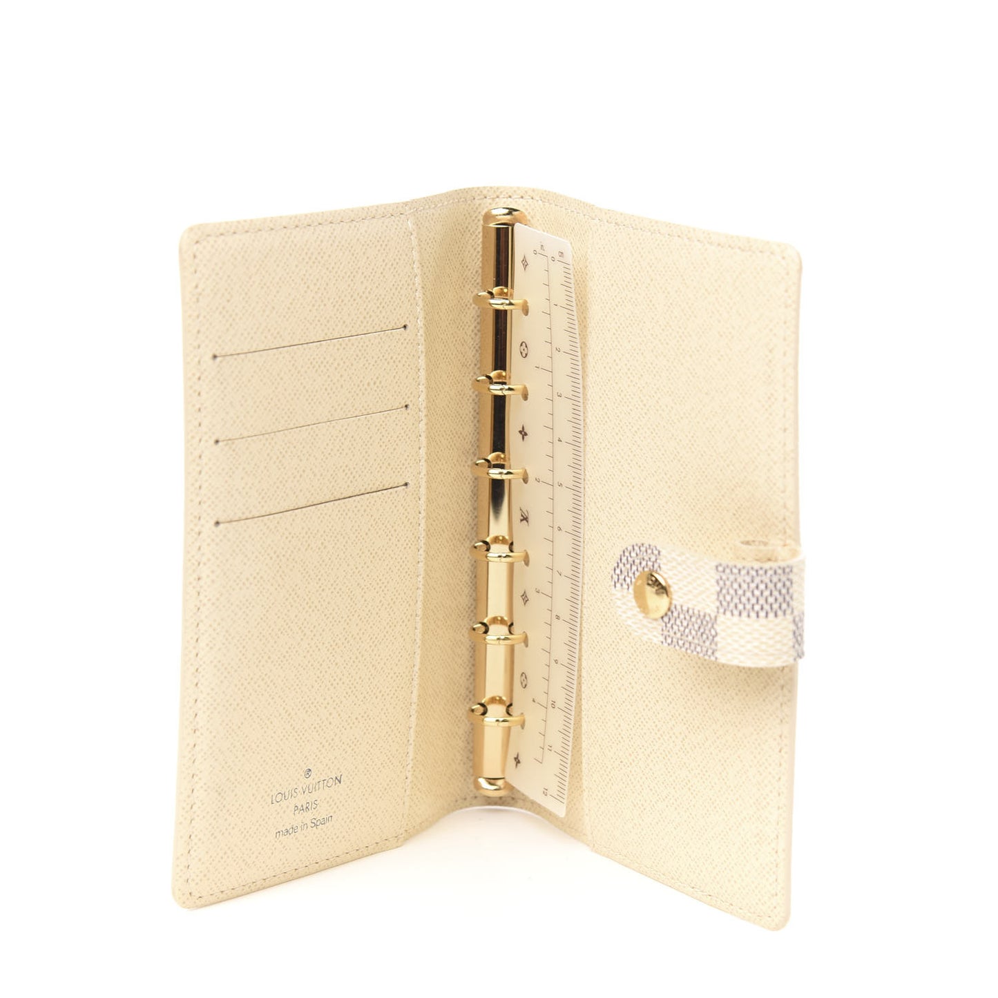 Damier Azur Small Ring Agenda Cover