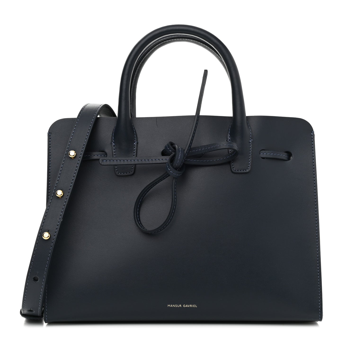 Calfskin Mini Sun Bag Blu