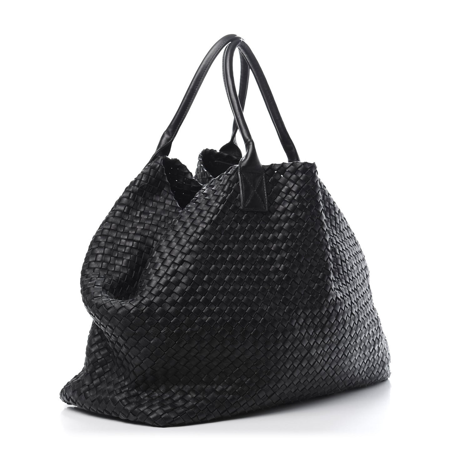 Nappa Intrecciato Cabat Black