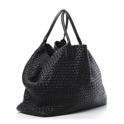 Bottega Veneta Nappa Intrecciato Cabat Black 4 of 13