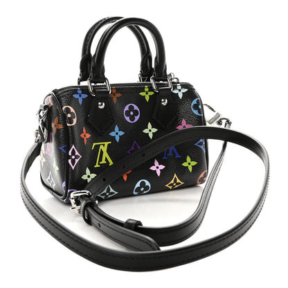 Louis Vuitton LV X TM Monogram Multicolor Nano Speedy Black 3 of 10