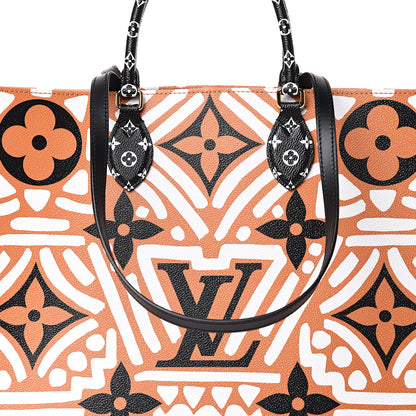Louis Vuitton Monogram Giant Crafty Onthego GM Crème Caramel 7 of 10