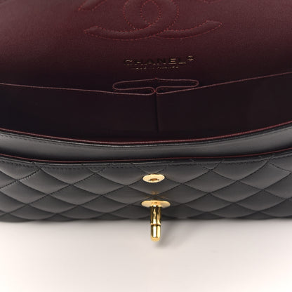 Chanel Lambskin Quilted Medium Double Flap Black 5 of 10