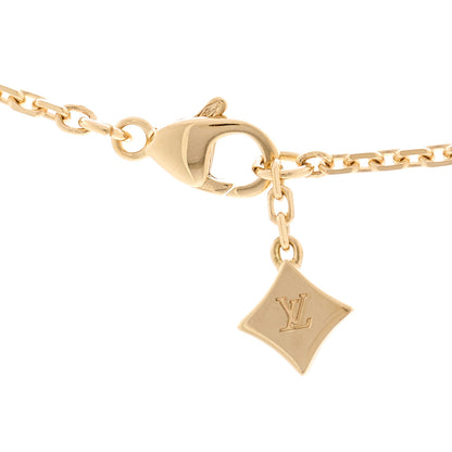 Louis Vuitton 18K Yellow Gold Diamond Idylle Blossom Pendant Pave Necklace 4 of 4