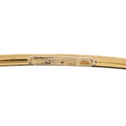 Marco Bicego 18K Yellow Gold Diamond Station Wire Cuff 3 of 3
