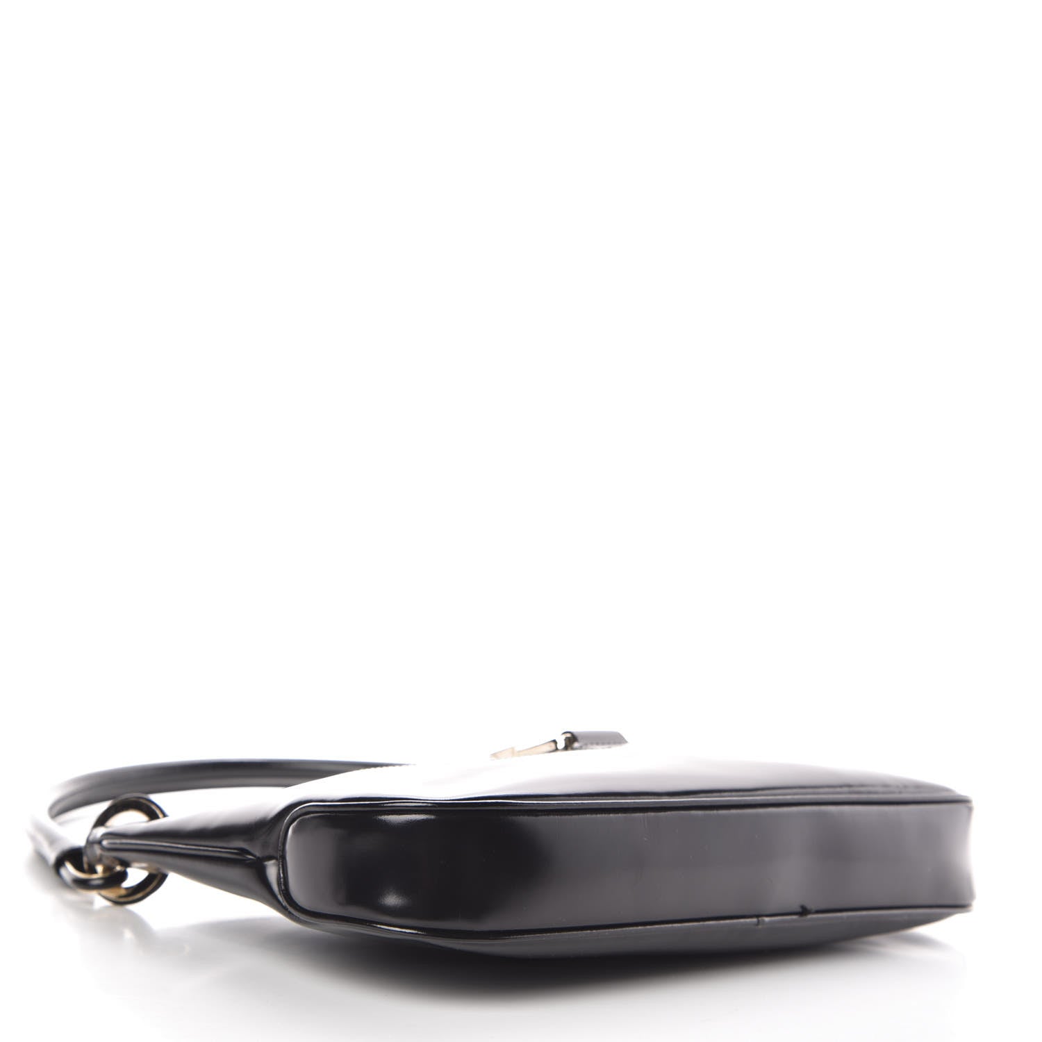 Gucci Polished Calfskin Small Hobo Black 4 of 12