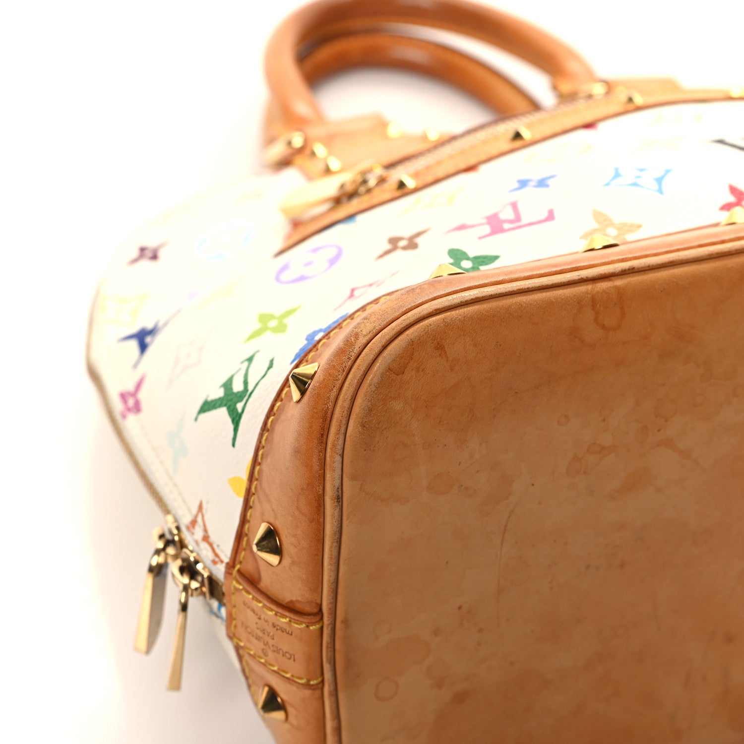 Louis Vuitton Monogram Multicolor Alma White 8 of 12
