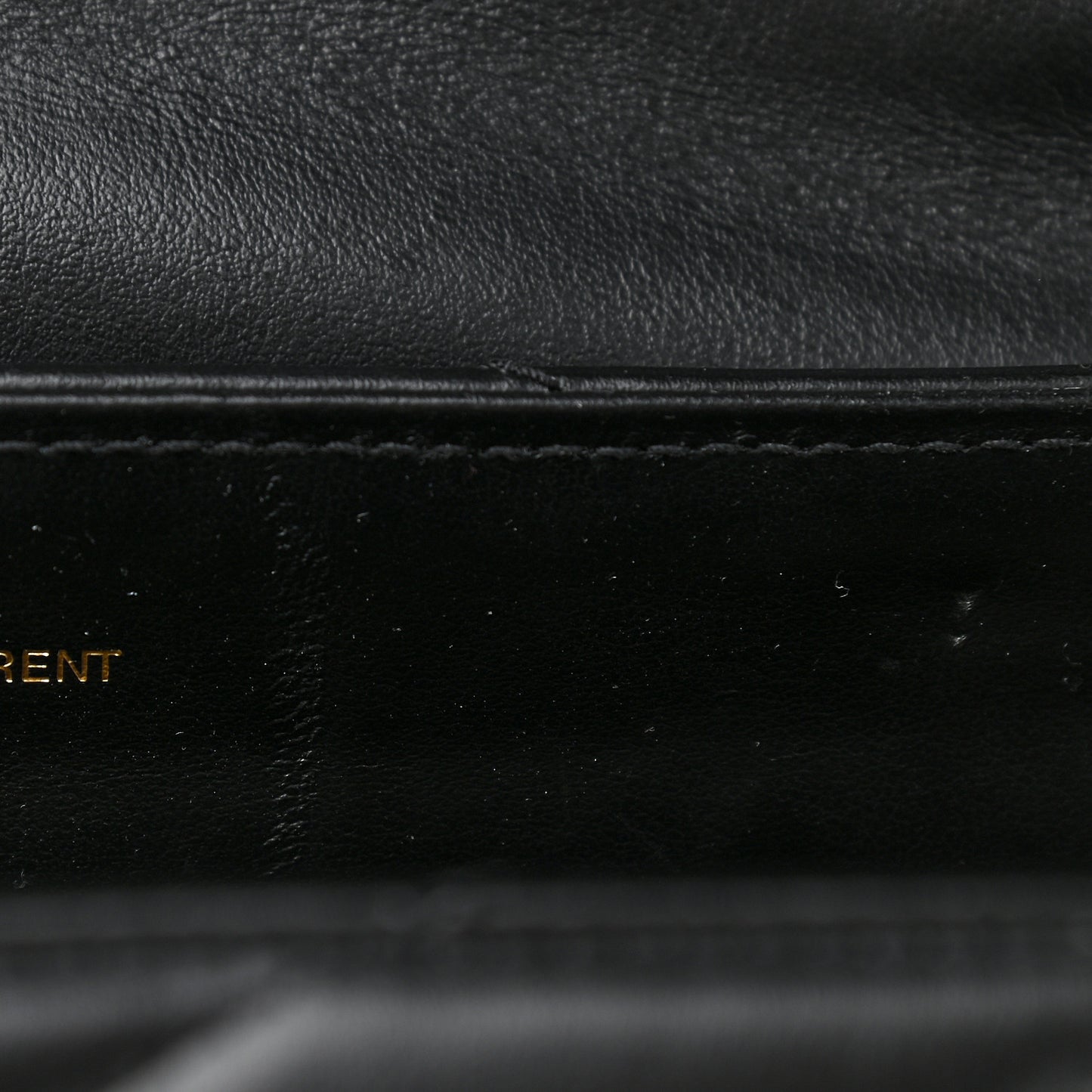Calfskin Y Quilted Monogram Large Loulou Chain Satchel Black