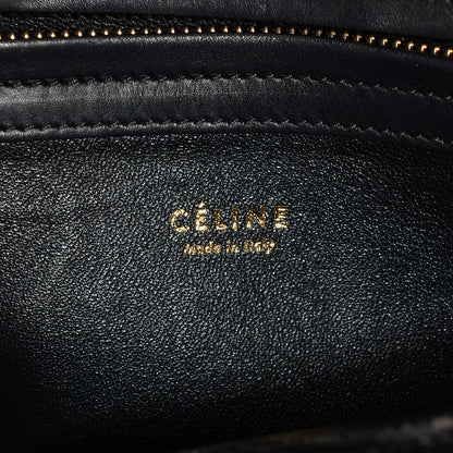 Celine Astrakhan Pony Hair Medium Phantom Luggage Black 6 of 8
