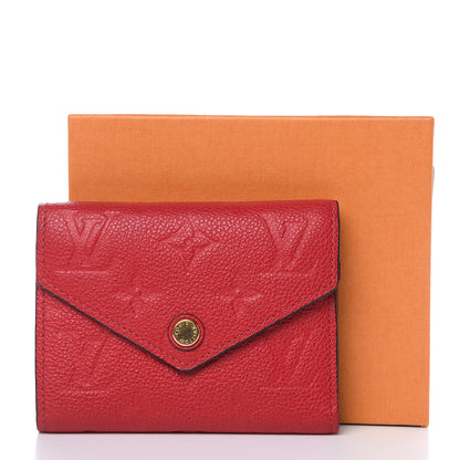 Louis Vuitton Empreinte Victorine Wallet Scarlet 9 of 9