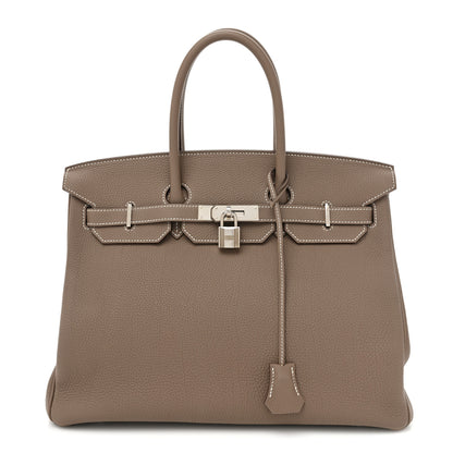 Hermes Togo Birkin 35 Etoupe 1 of 12