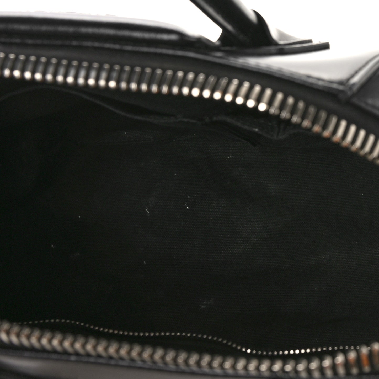 Shiny Lord Calfskin Small Antigona Black