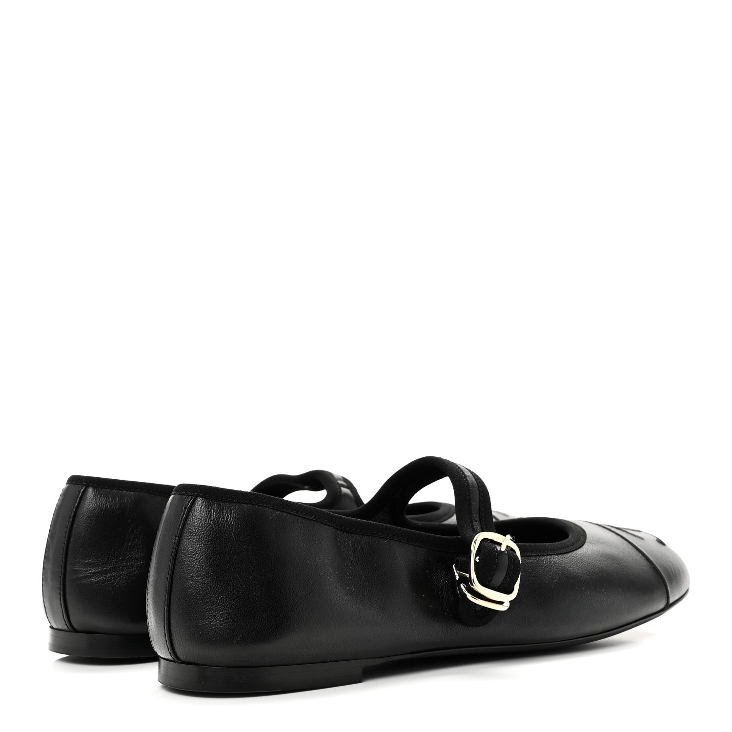 Chanel Lambskin Mary Jane Flats 40 Black 5 of 10