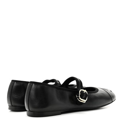 Chanel Lambskin Mary Jane Flats 40 Black 5 of 10