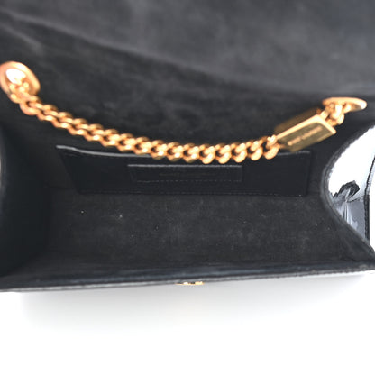 Saint Laurent Patent Small Classic Monogram Kate Tassel Satchel Black 5 of 8