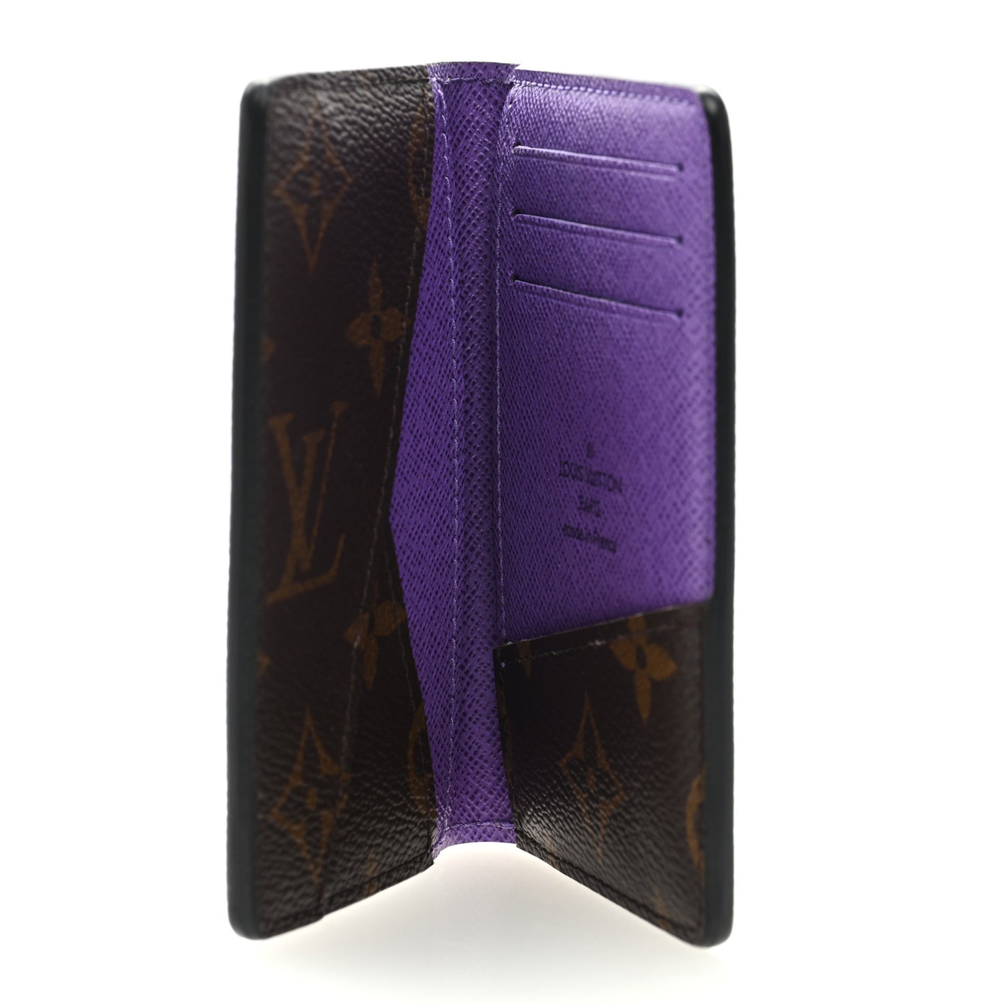 Monogram Pocket Organizer NM Purple