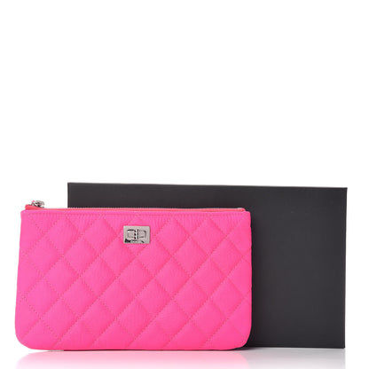 Chanel Goatskin Quilted Medium Reissue Cosmetic Case Pink 8 of 8