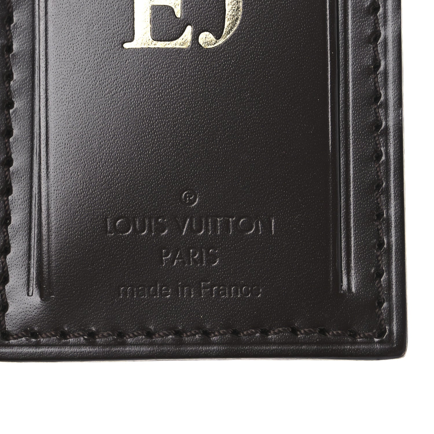 Louis Vuitton Calfskin Luggage Tag Ebene 3 of 4