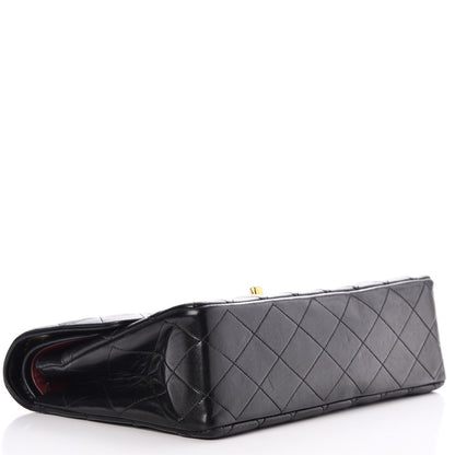 Chanel Lambskin Quilted Medium Double Flap Black 4 of 10