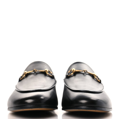 Gucci Calfskin Womens Jordaan Loafers 39.5 Black 2 of 8
