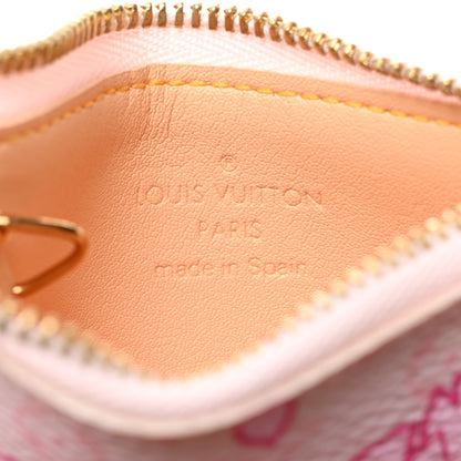 Louis Vuitton Monogram Cherry Blossom Key Pouch Pink 6 of 10