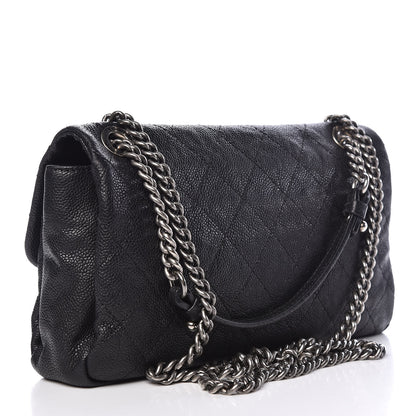 Chanel Caviar Quilted Medium Simply CC Flap Black 3 of 10