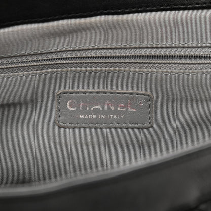 Chanel Washed Lambskin Quilted Chain Around Flap Black 5 of 10