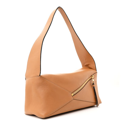 Loewe Calfskin Puzzle Hobo Tan 3 of 12