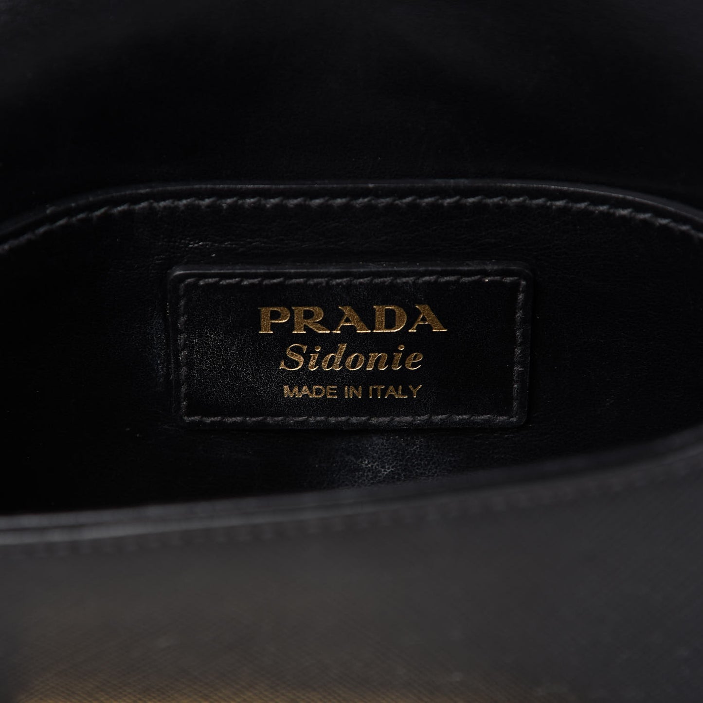 City Calfskin Saffiano Mini Sidonie Bag Black