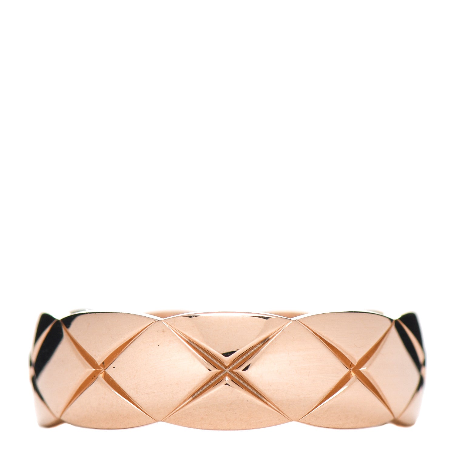 Chanel 18K Beige Gold Small Coco Crush Ring 59 8.75 1 of 6
